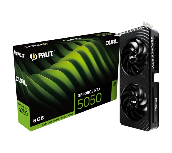 Palit GeForce RTX 5050 Dual 8GB GDDR6 128bit DLSS 4 NE65050019P1-GB2070D