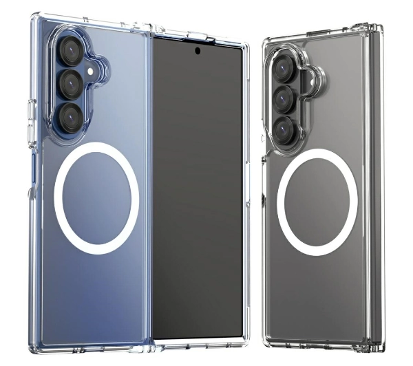 Araree Duple M MagSafe Qi2 do Galaxy Z Fold7 Przezroczysty