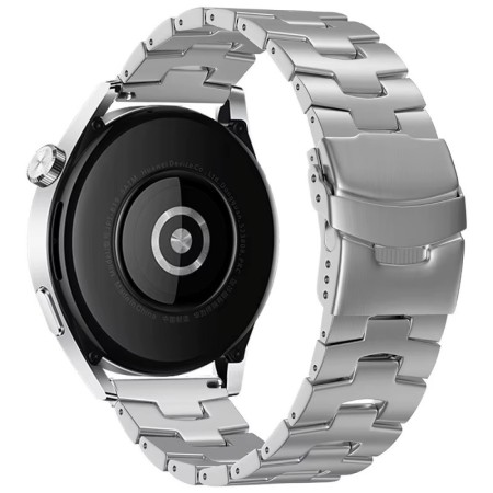 BRANSOLETA DO HUAWEI WATCH GT 5 46MM GT 4 46MM 3 46MM 3 PRO 48MM 2 46MM SREBRNA