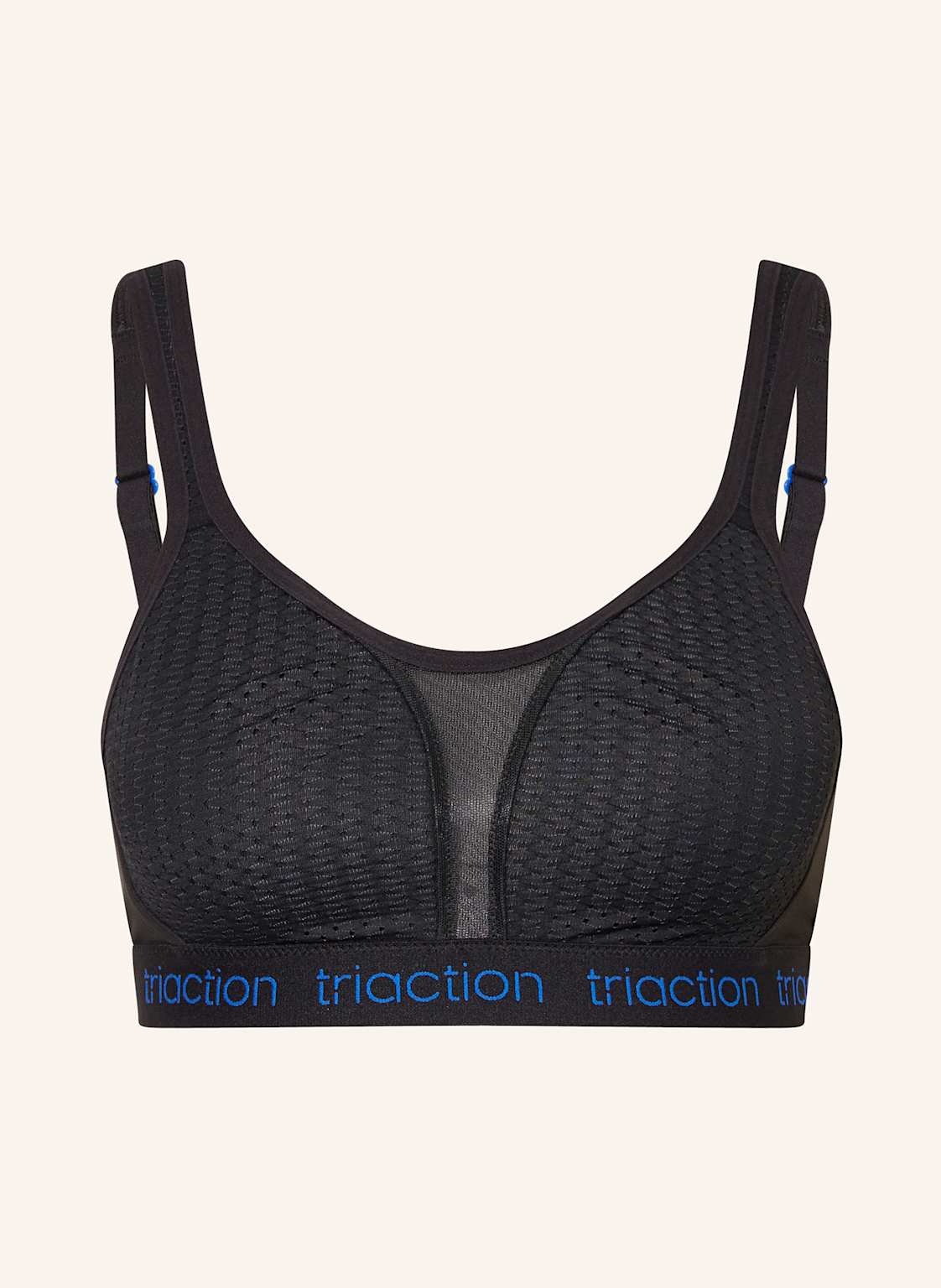 Triumph Biustonosz Sportowy Triaction Energy Lite Z Siateczką schwarz