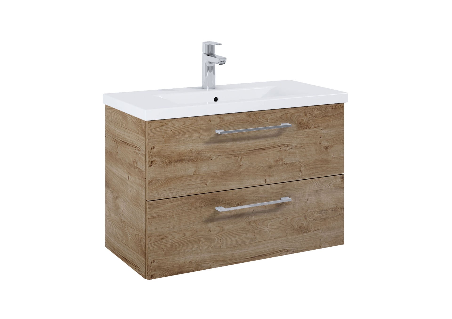 Szafka łazienkowa pod umywalkę Roca Roma Plus Compact 80 cm dąb canela A857953808