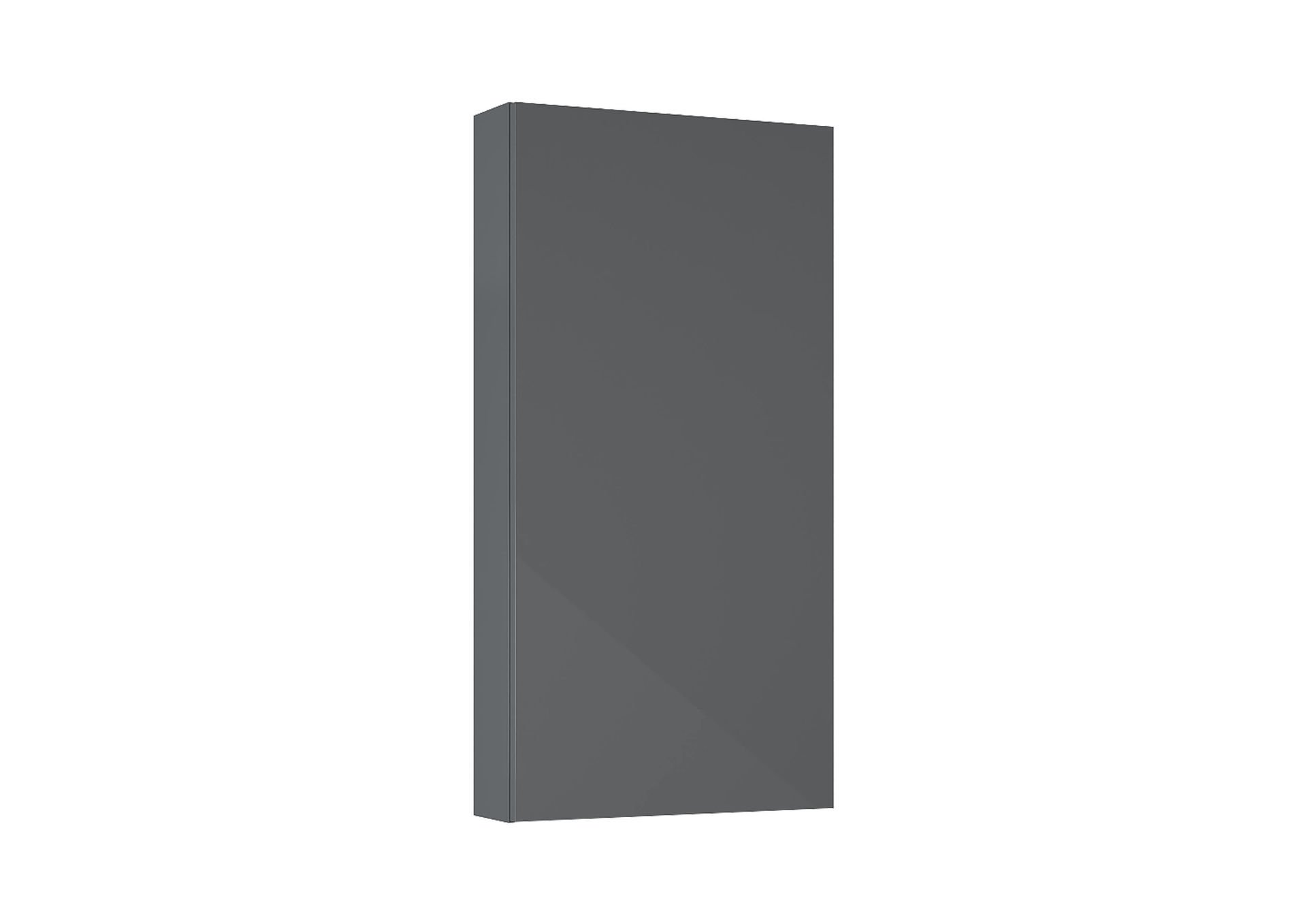 Szafka łazienkowa wisząca Roca Extra 40x80x12,6 cm antracyt połysk A857957153