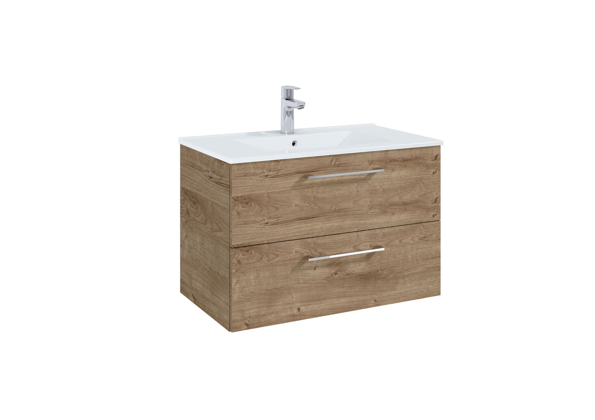 Szafka łazienkowa pod umywalkę Roca Roma Plus 80 cm dąb canela A857950808
