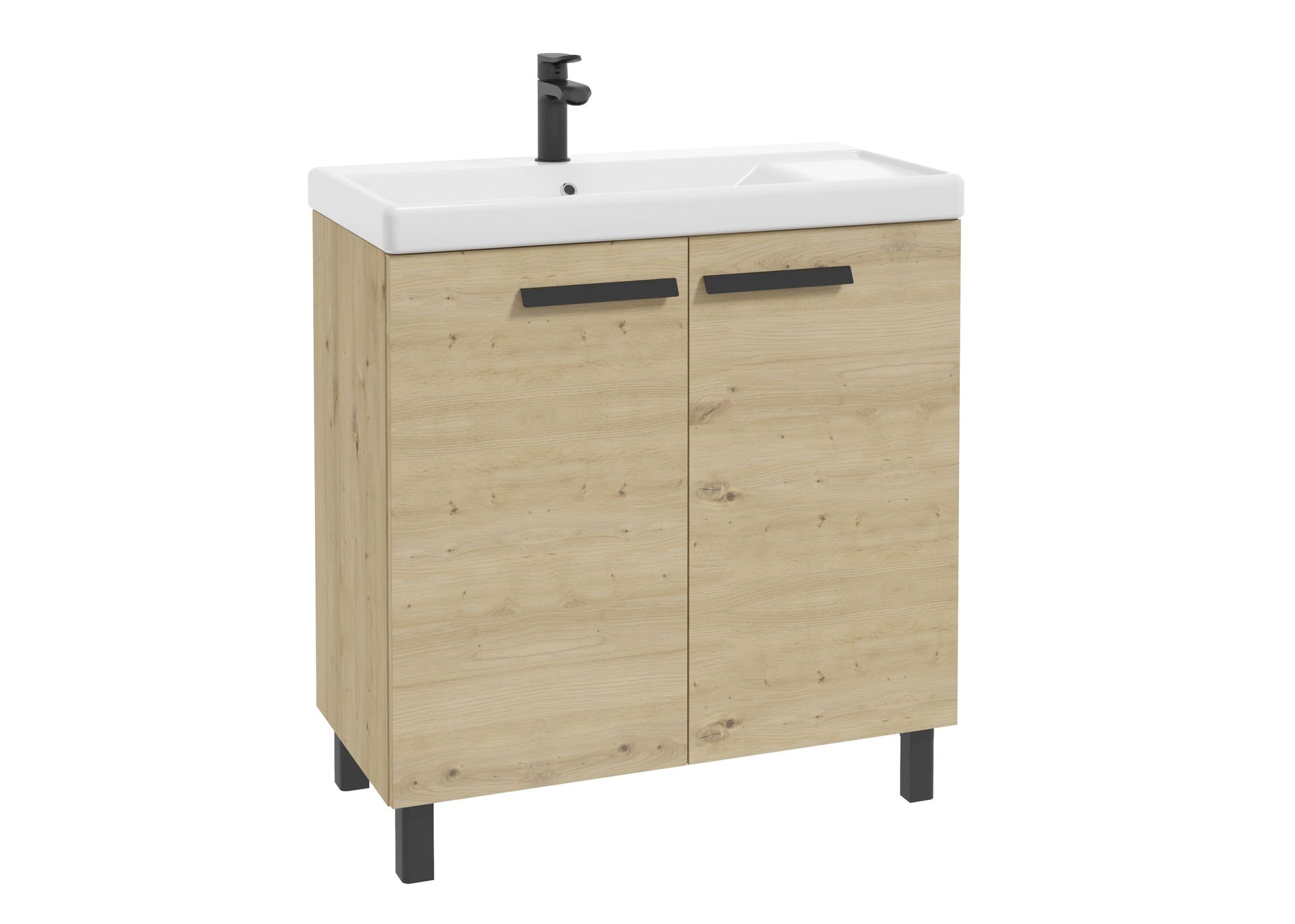 Szafka łazienkowa pod umywalkę Defra Bonito 80 cm dąb artisan 174-D-08003