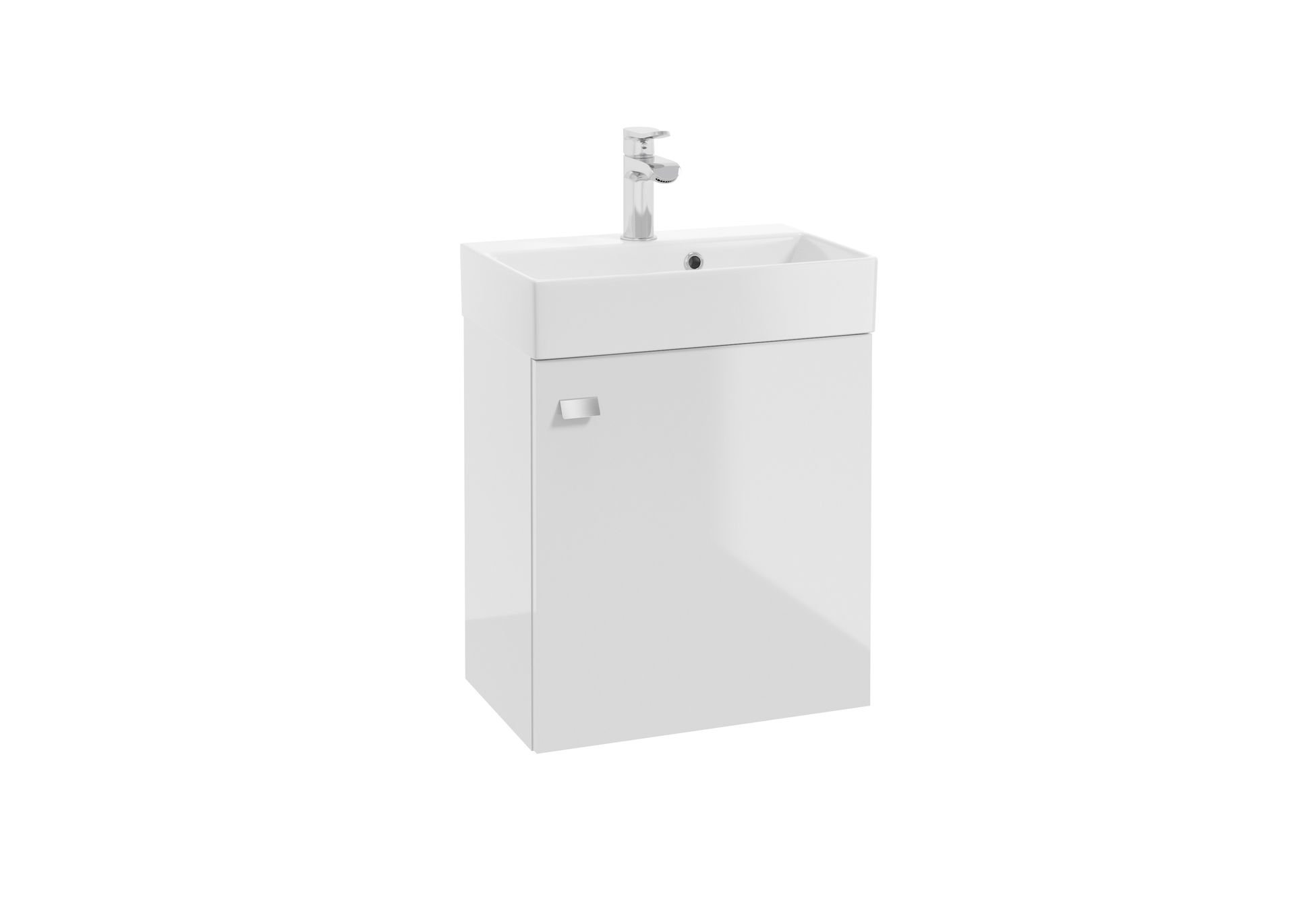 Szafka łazienkowa pod umywalkę Defra Faro 47 cm biały połysk 001-D-05036