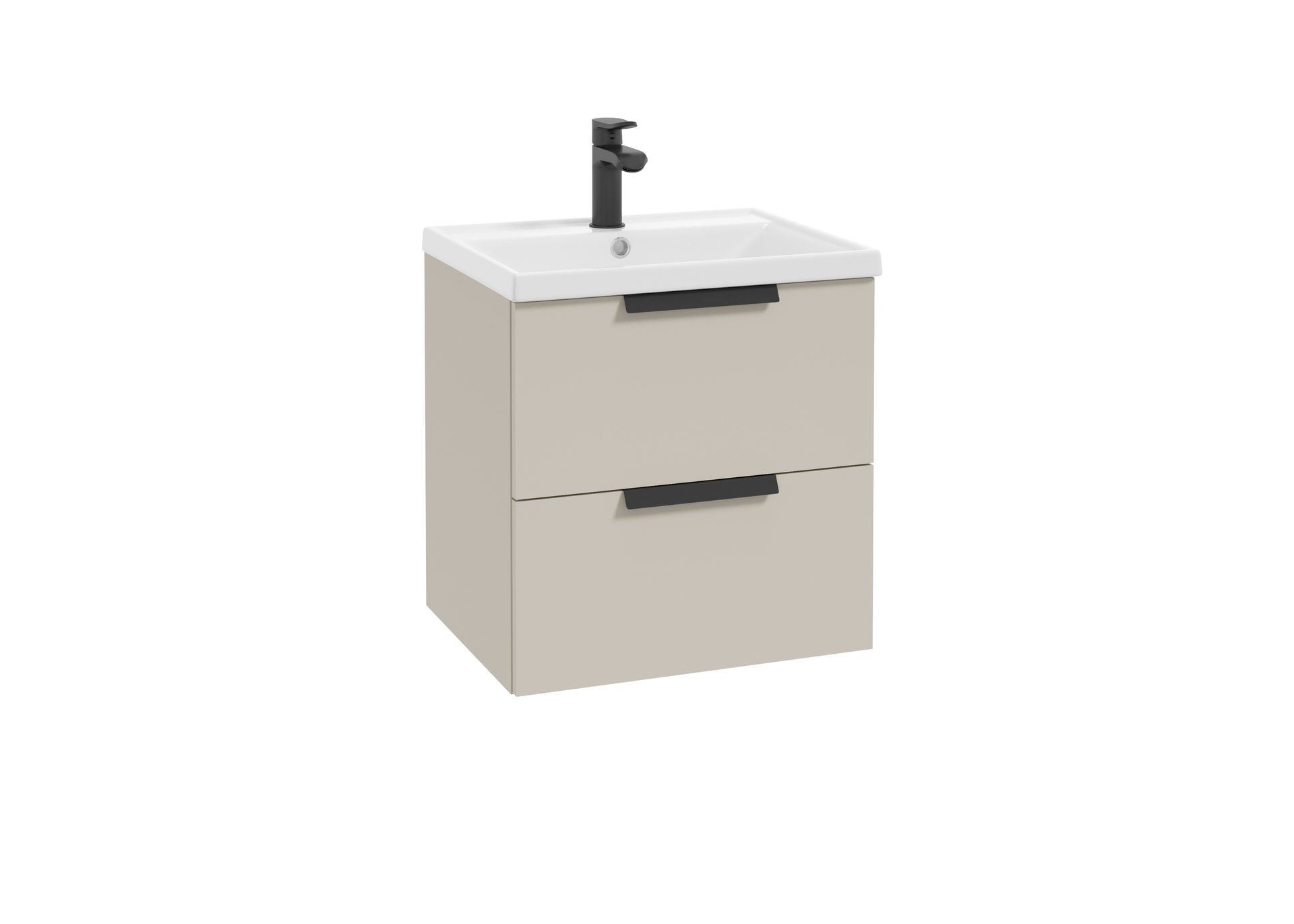 Szafka łazienkowa pod umywalkę Defra Faro 50 cm szary kaszmir mat 001-D-05033