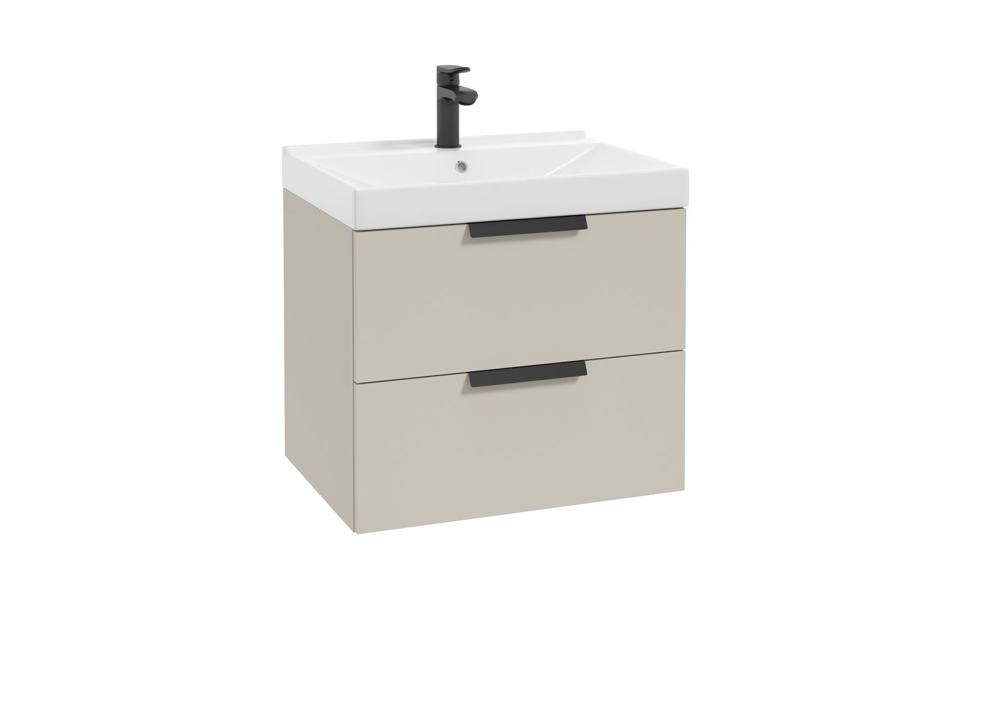 Szafka łazienkowa pod umywalkę Defra Faro 60 cm szary kaszmir mat 001-D-06064