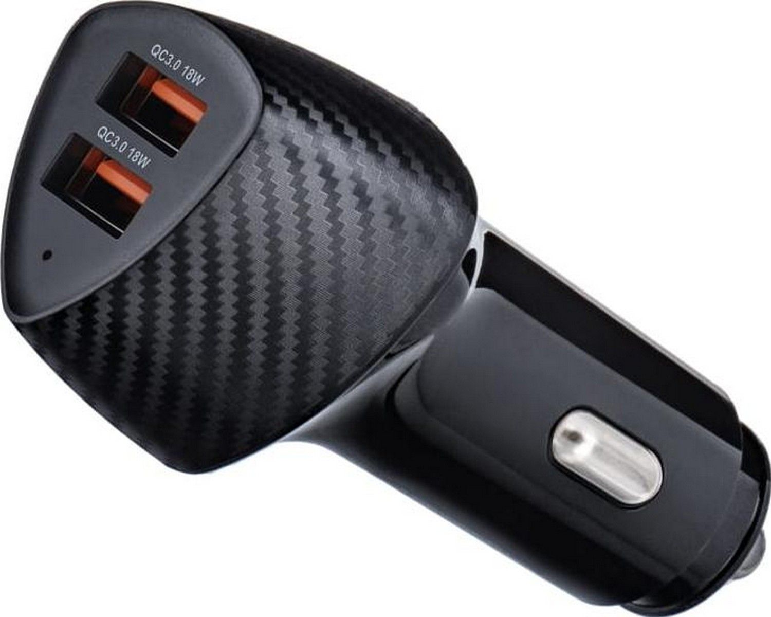 FORCELL F-ENERGY Carbon CC50-2A ładowarka samochodowa 2 x USB A QC3.0 3A 36W czarna