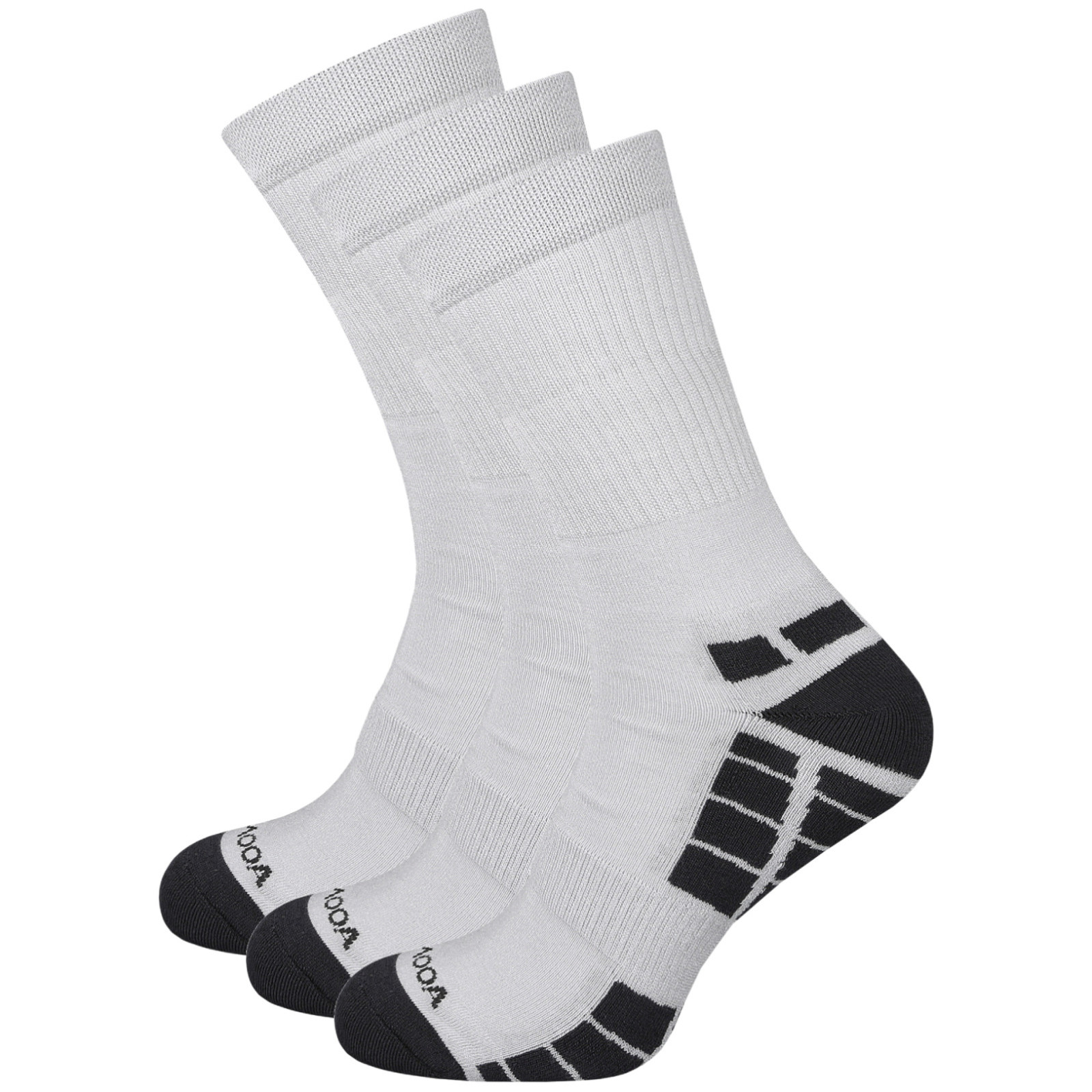 Skarpetki MOOA Silver Bamboo 3-pack Rozmiar skarpet: 35-38 / Kolor: szary