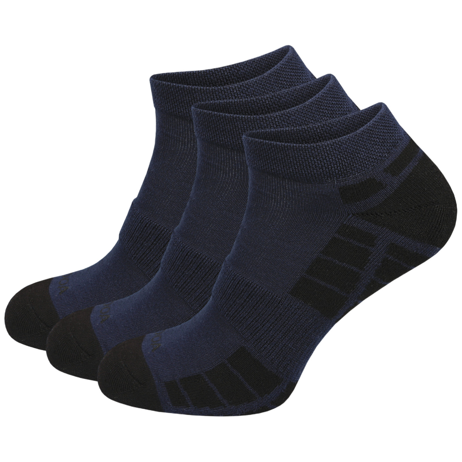 Skarpetki MOOA Silver Bamboo Low 3-pack Rozmiar skarpet: 39-42 / Kolor: niebieski/czarny