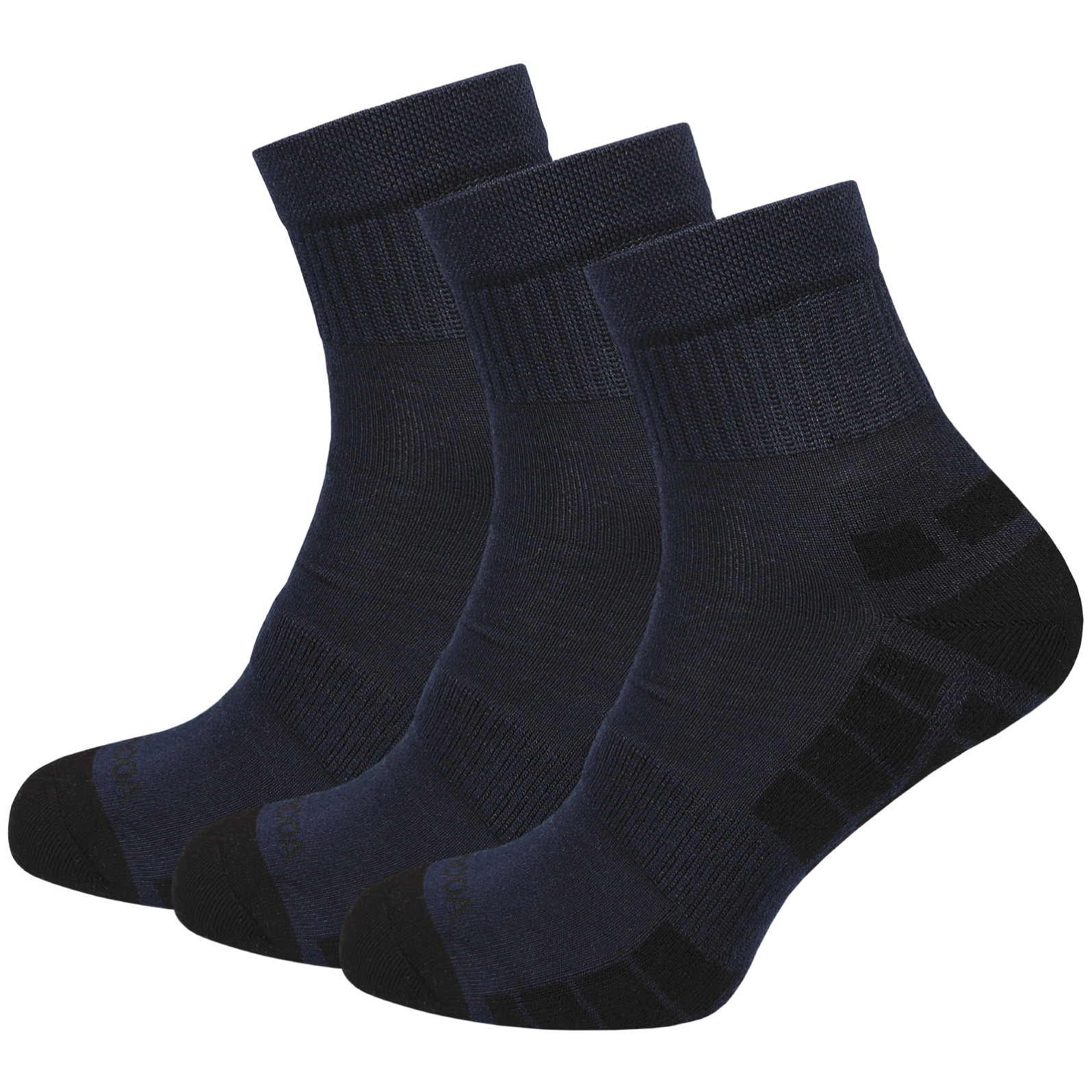 Skarpetki MOOA Silver Bamboo Mid 3-pack Rozmiar skarpet: 43-46 / Kolor: niebieski/czarny