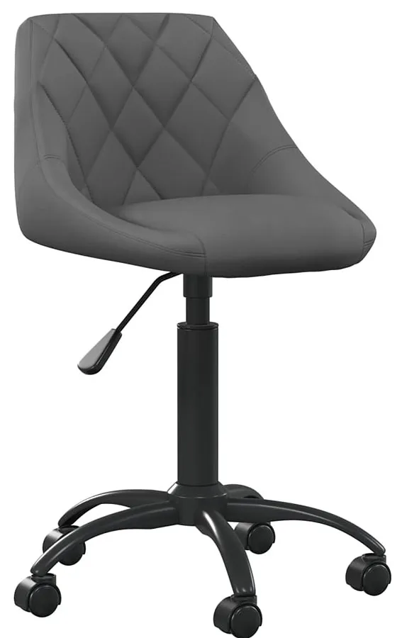 Elior Ciemnoszary nowoczesny fotel obrotowy - Logido