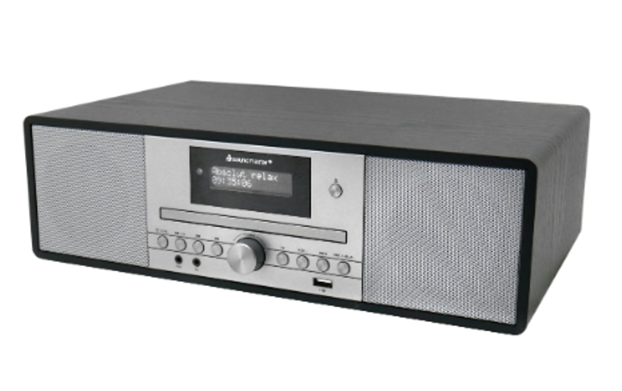 Soundmaster DAB980SW przenośny system stereo Cyfrowy 10 W DAB+, FM Czarny Odtwarzacz mp3