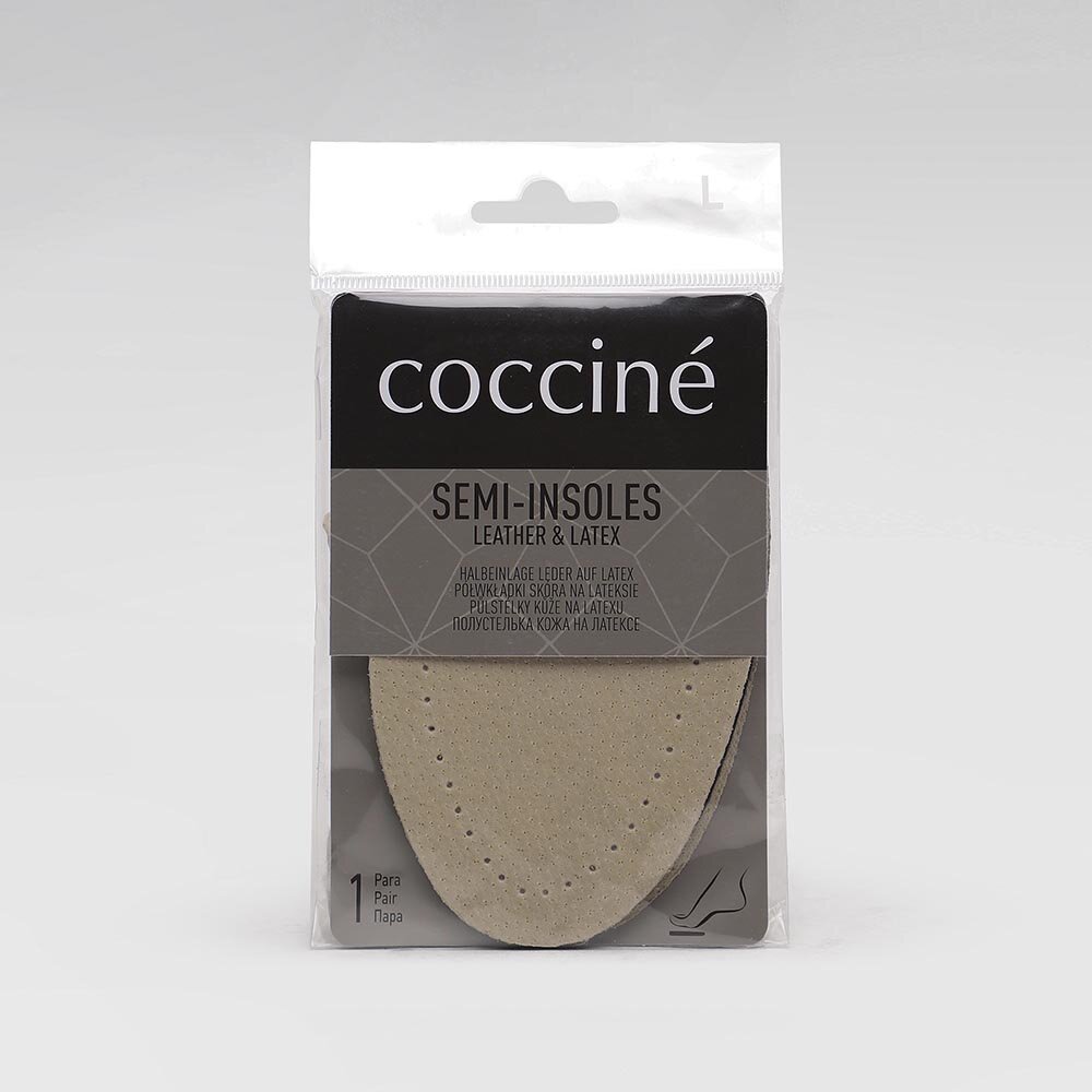 Wkładki do obuwia Coccine COCCINE SEMI-INSOLES LEATHER ON LATEX PÓŁWKŁADKI NR M