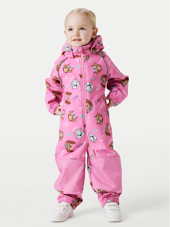 NAME IT Kombinezon softshell 13246984 Różowy Regular Fit