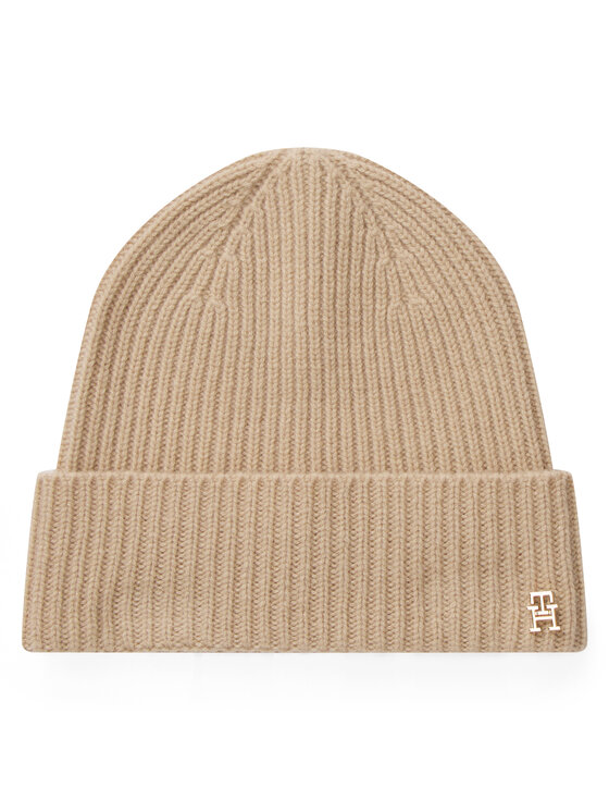 Tommy Hilfiger Czapka Th Cashmere AW0AW17772 Beżowy