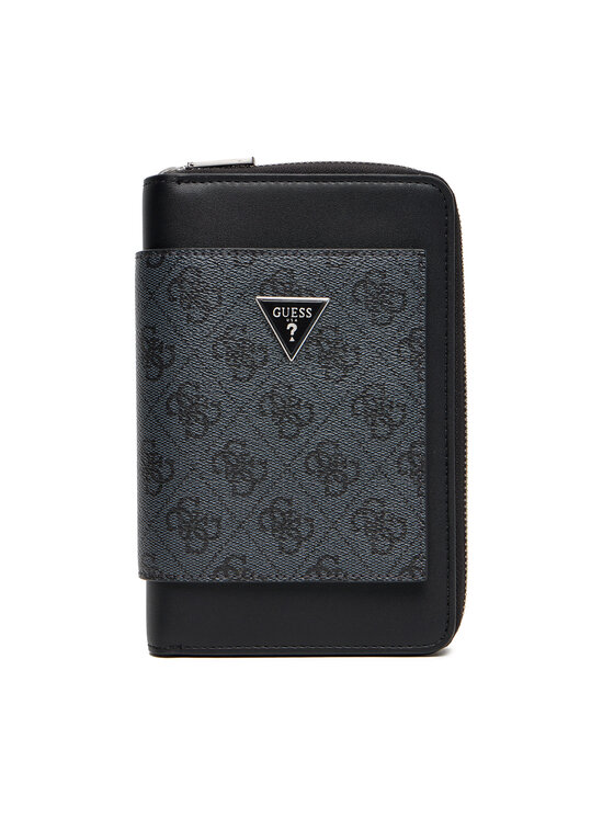 Guess Duży Portfel Męski SMMILO P5401 Czarny