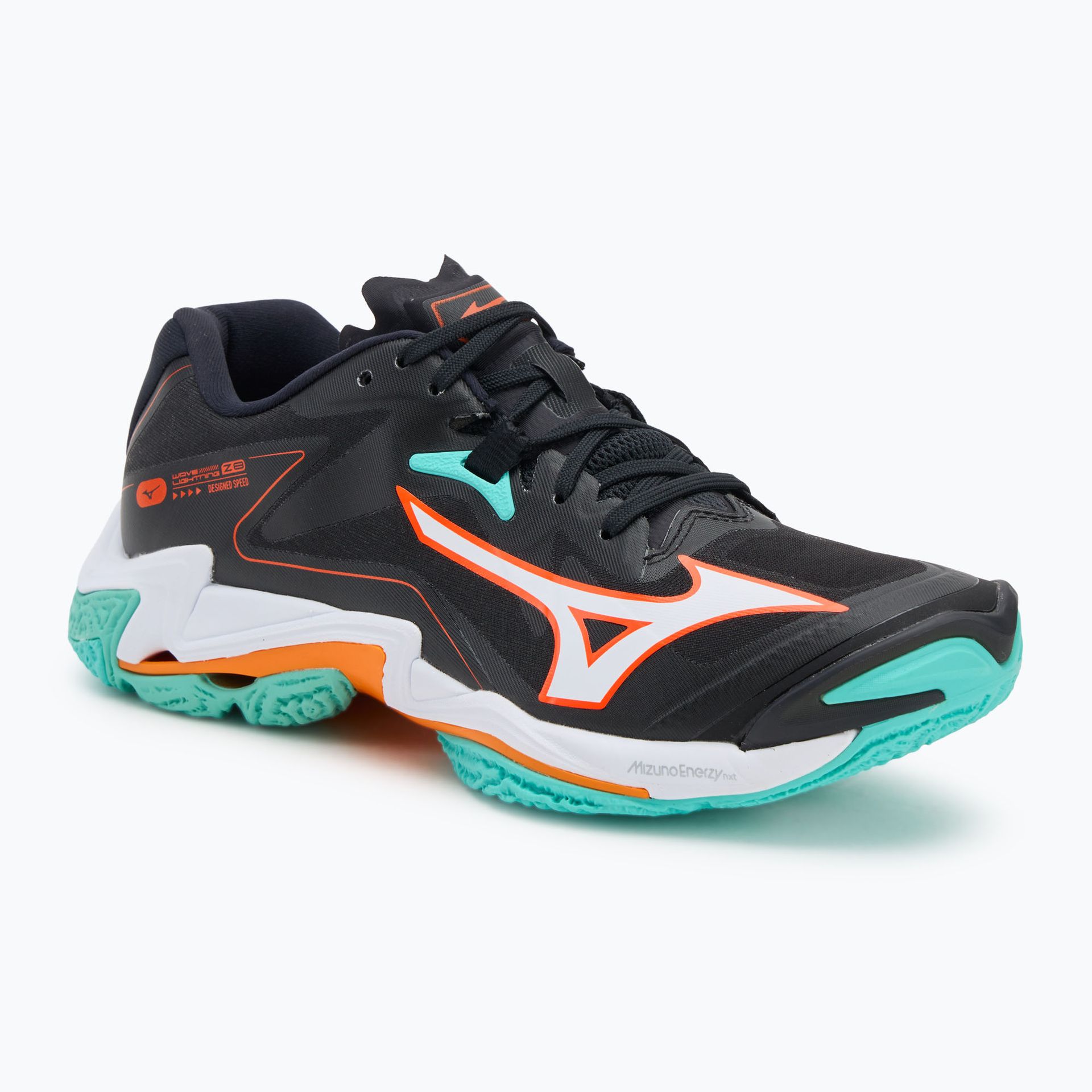 Buty do siatkówki Mizuno Wave Lightning Z8 black/tangelo/ice green WYSYŁKA W 24H 30 DNI NA ZWROT