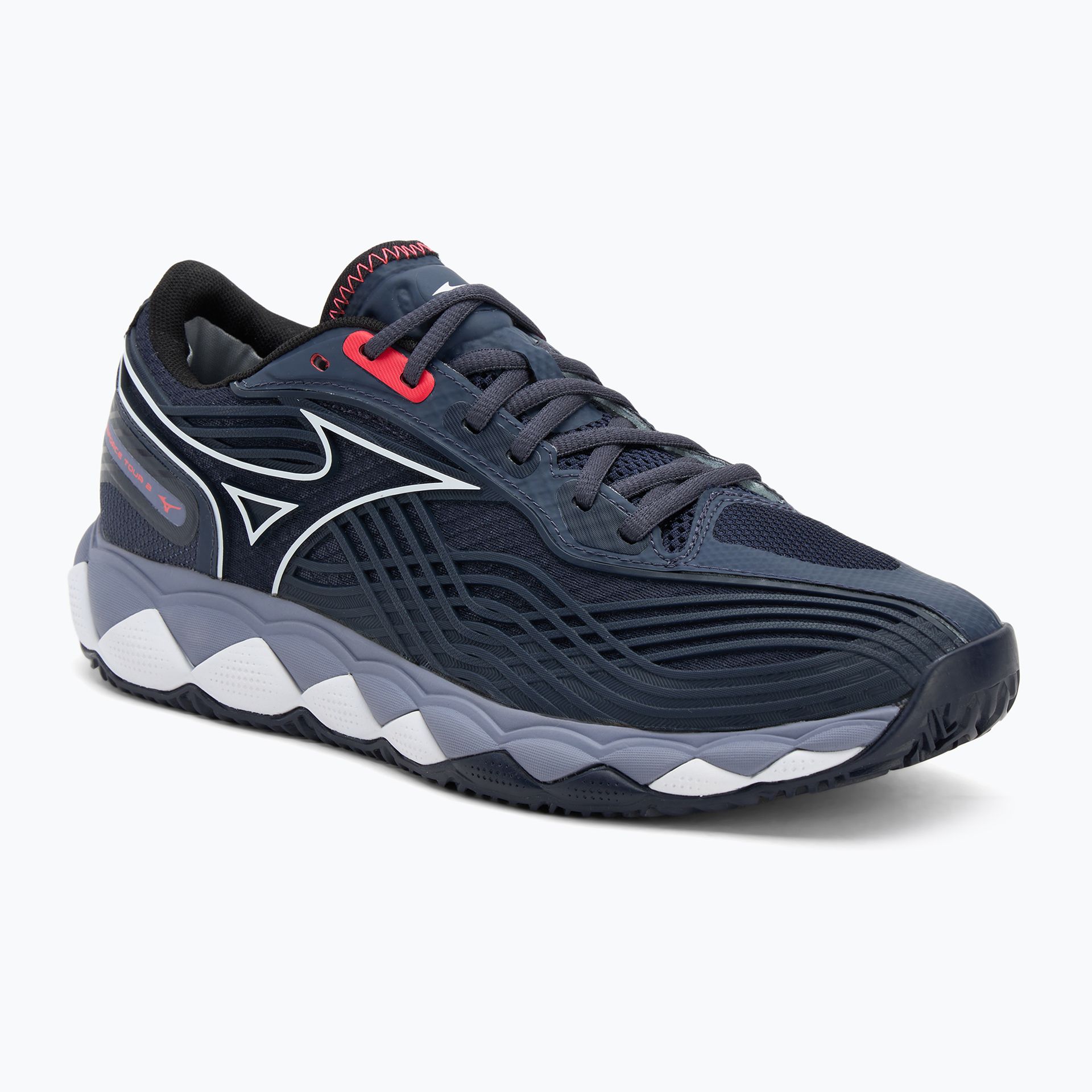 Buty do tenisa Mizuno Wave Enforce Tour 2 CC odyssey gray/white/blue granite WYSYŁKA W 24H 30 DNI NA ZWROT