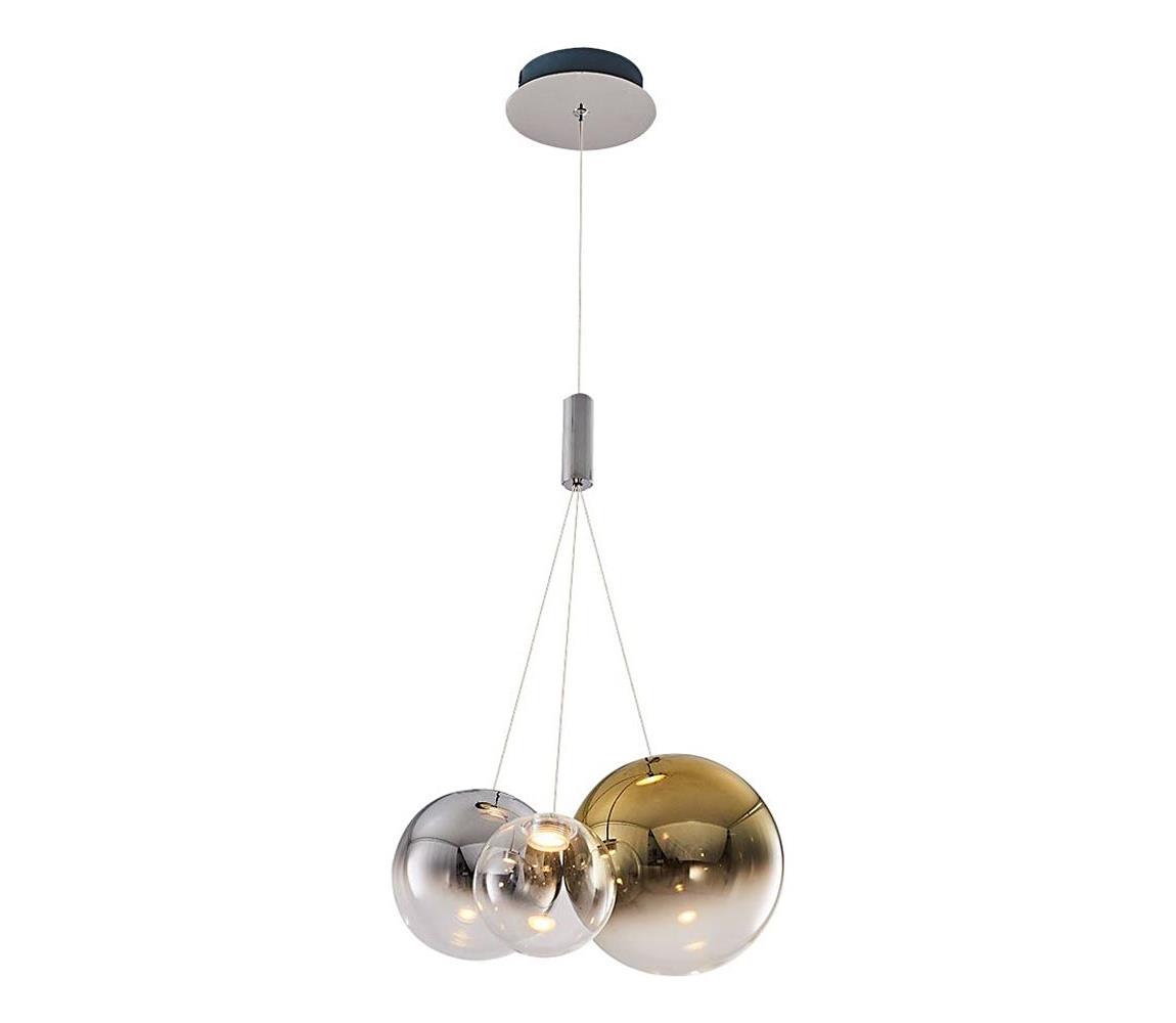 LED lampa wisząca ENNA 3xG9/5W/230V 3000K dym/złoto