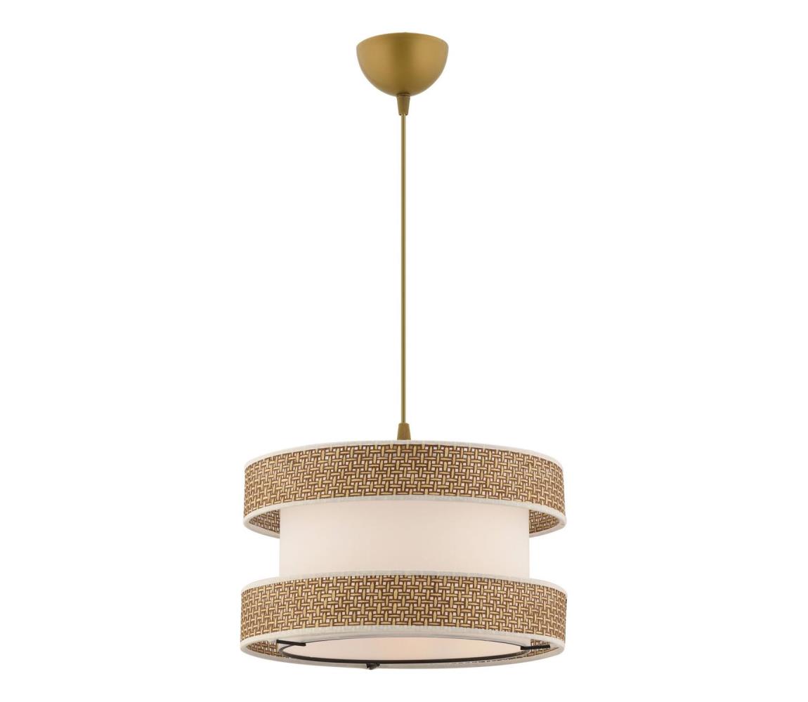 Lampa wisząca HALO 1xE27/60W/230V kremowy/beżowy