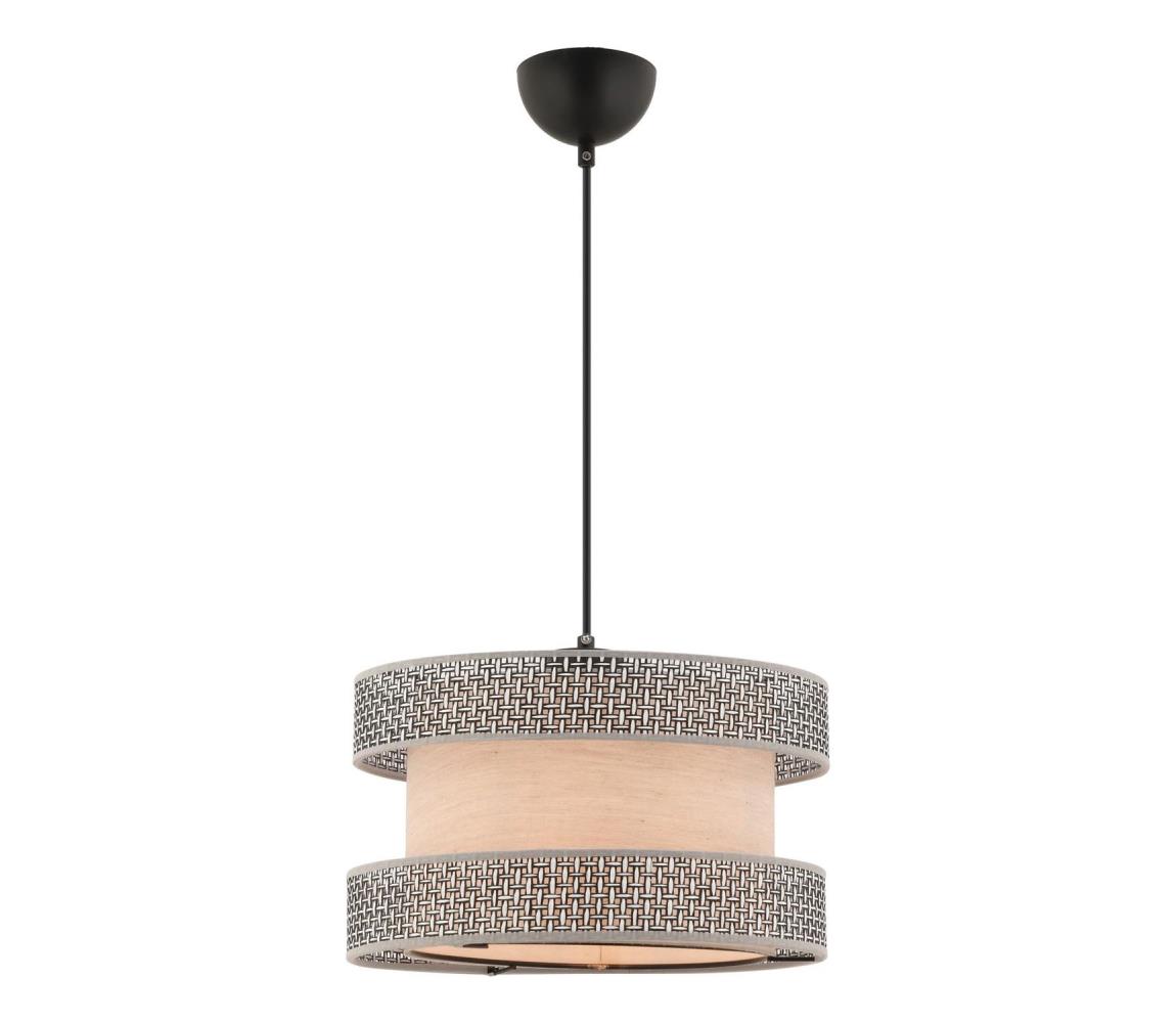 Lampa sufitowa HALO 1xE27/60W/230V beż/szary