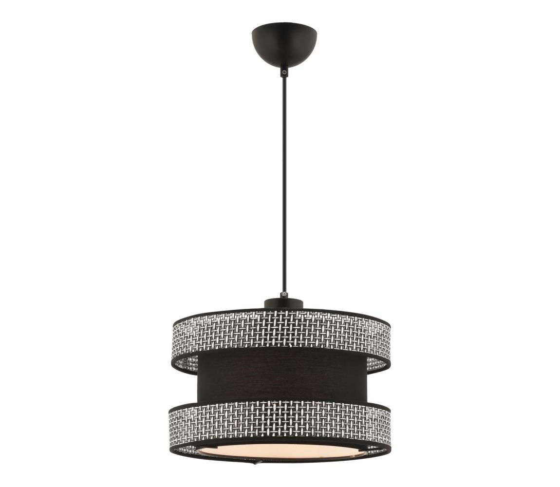 Lampa wisząca HALO 1xE27/60W/230V czarna/szara