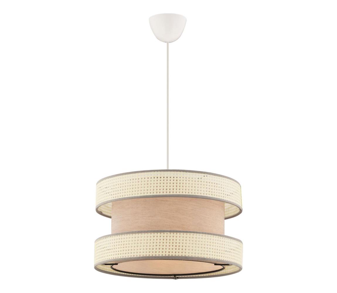 Lampa sufitowa HALO 1xE27/60W/230V beżowa/kremowa