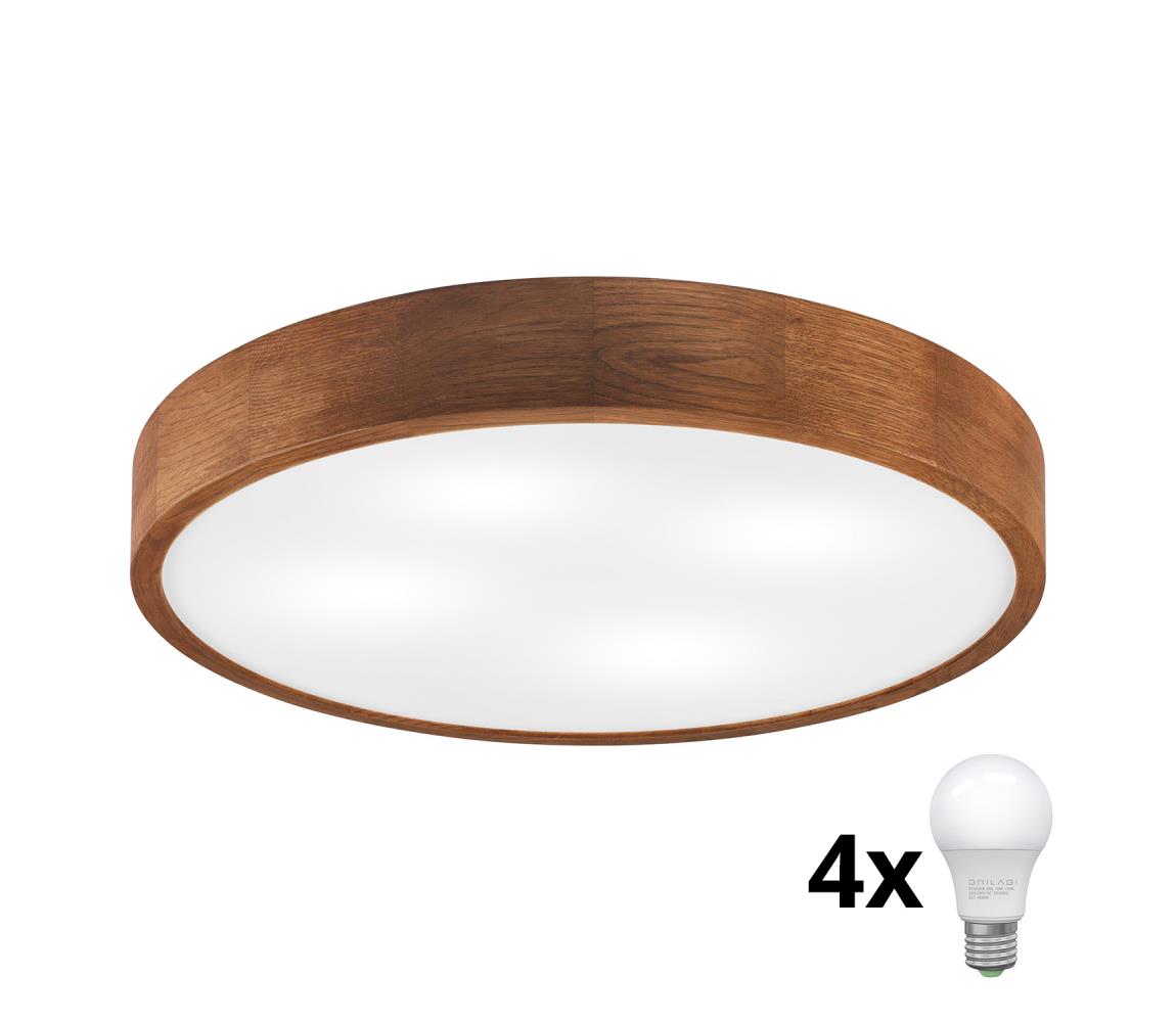 Brilagi - LED Lampa sufitowa CARVALHO 4xE27/60W/230V dąb czereśniowy pr. 57,5 cm