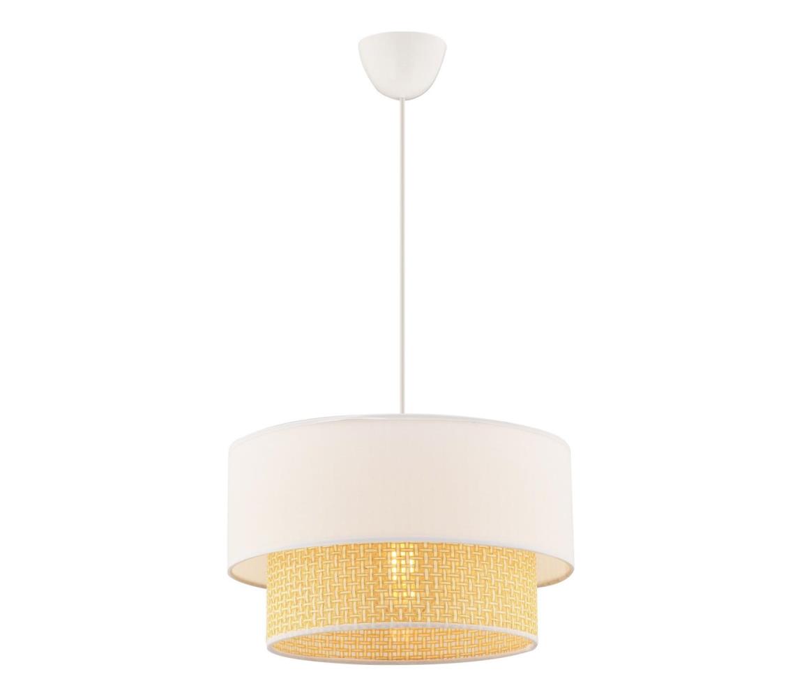 Lampa ECHO 1xE27/60W/230V kremowo/beżowa