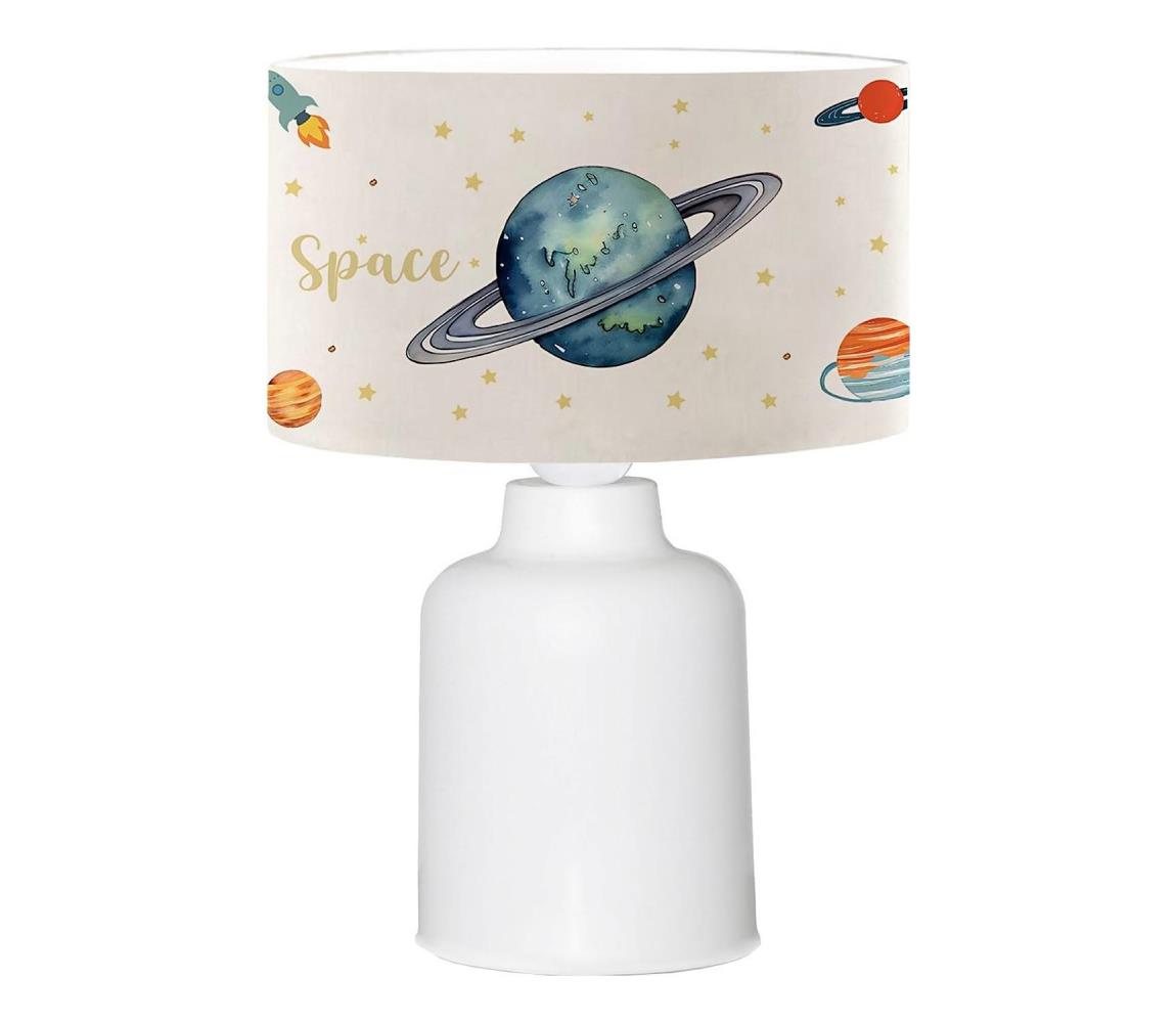 Lampka dziecięca CANDY 1xE27/40W/230V biała/wielobarwna