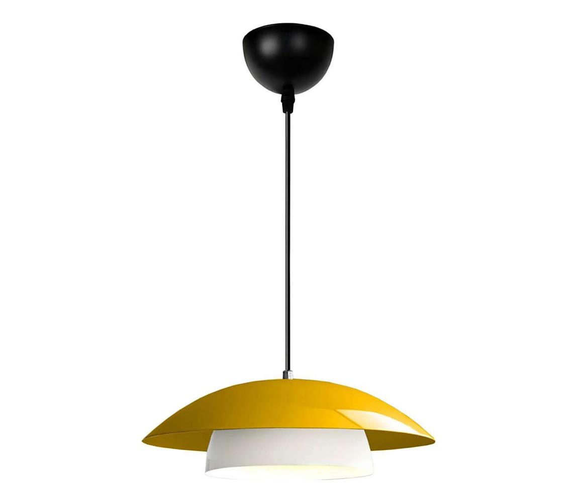 Lampa wisząca MOONLIGH 1xE27/40W/230V żółta