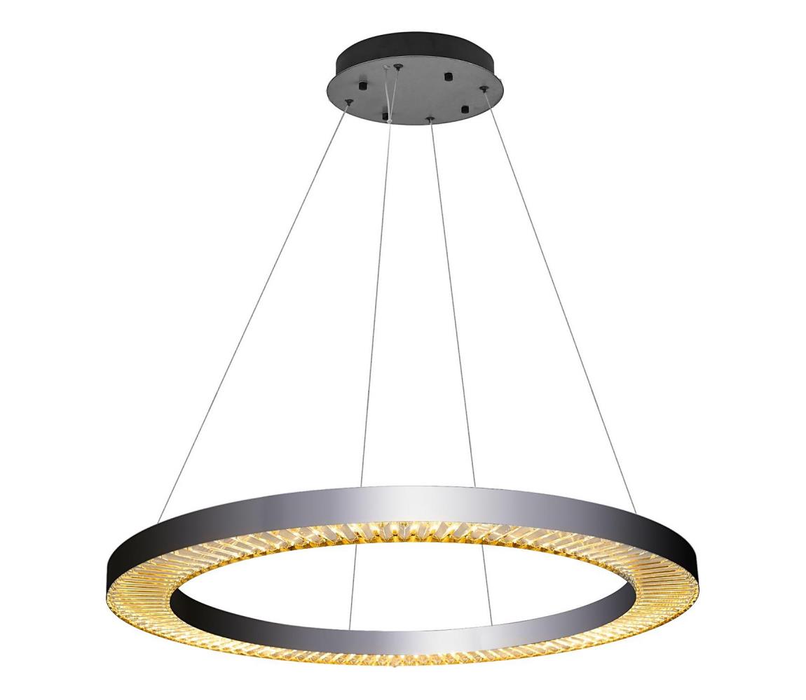 LED Lampa wisząca JESI LED/90W/230V 3000K 100 cm srebrna