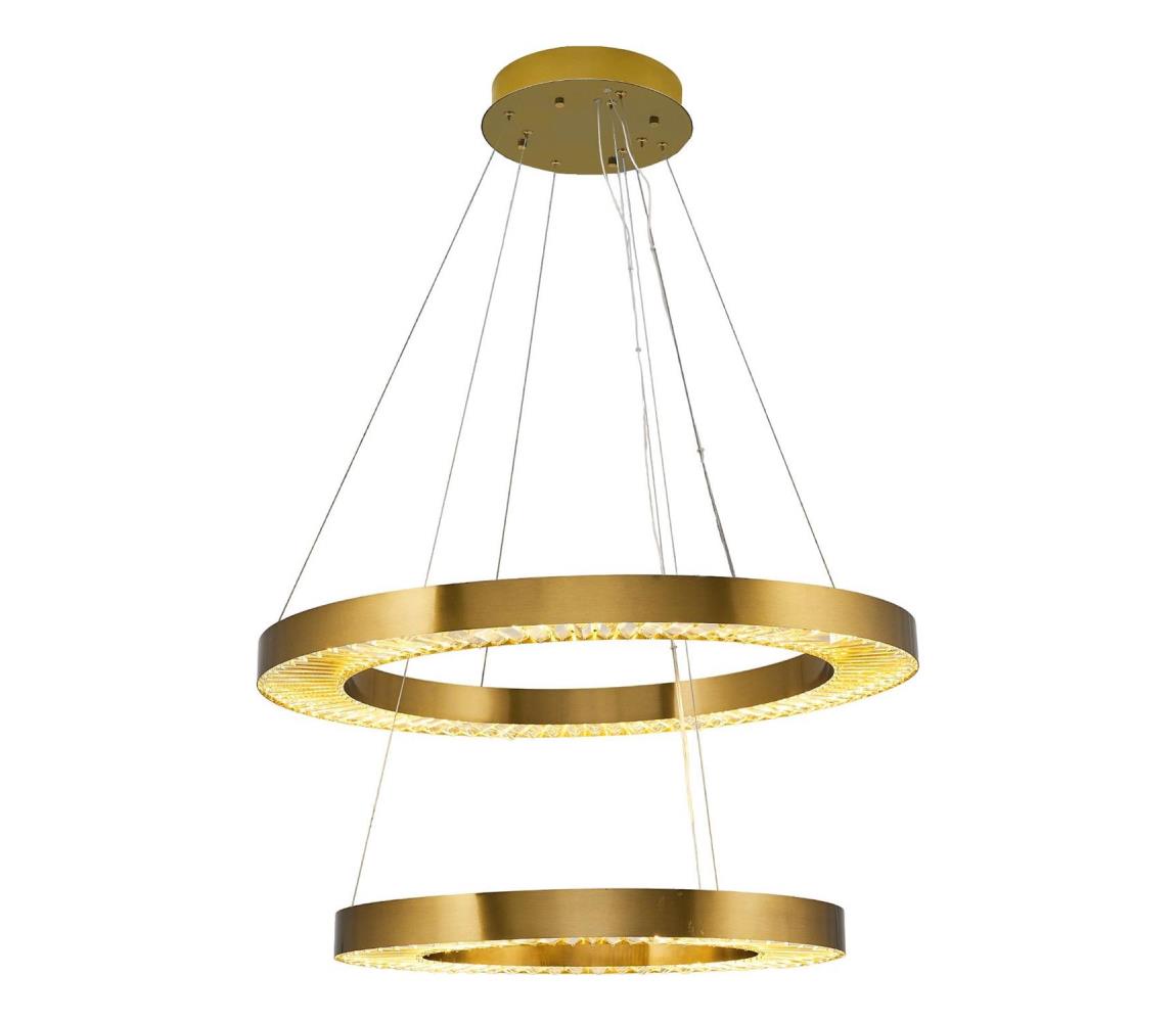 Lampa wisząca LED JESI LED/140W/230V 3000K średnica 100 cm brązowa