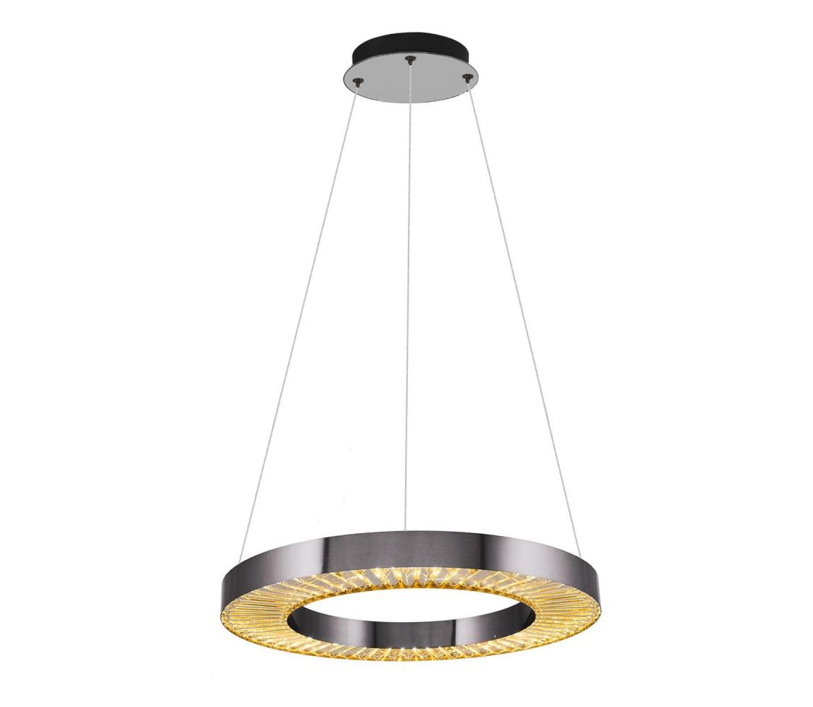 LED Lampa wisząca JESI LED/35W/230V 3000K średnica 60 cm srebrna