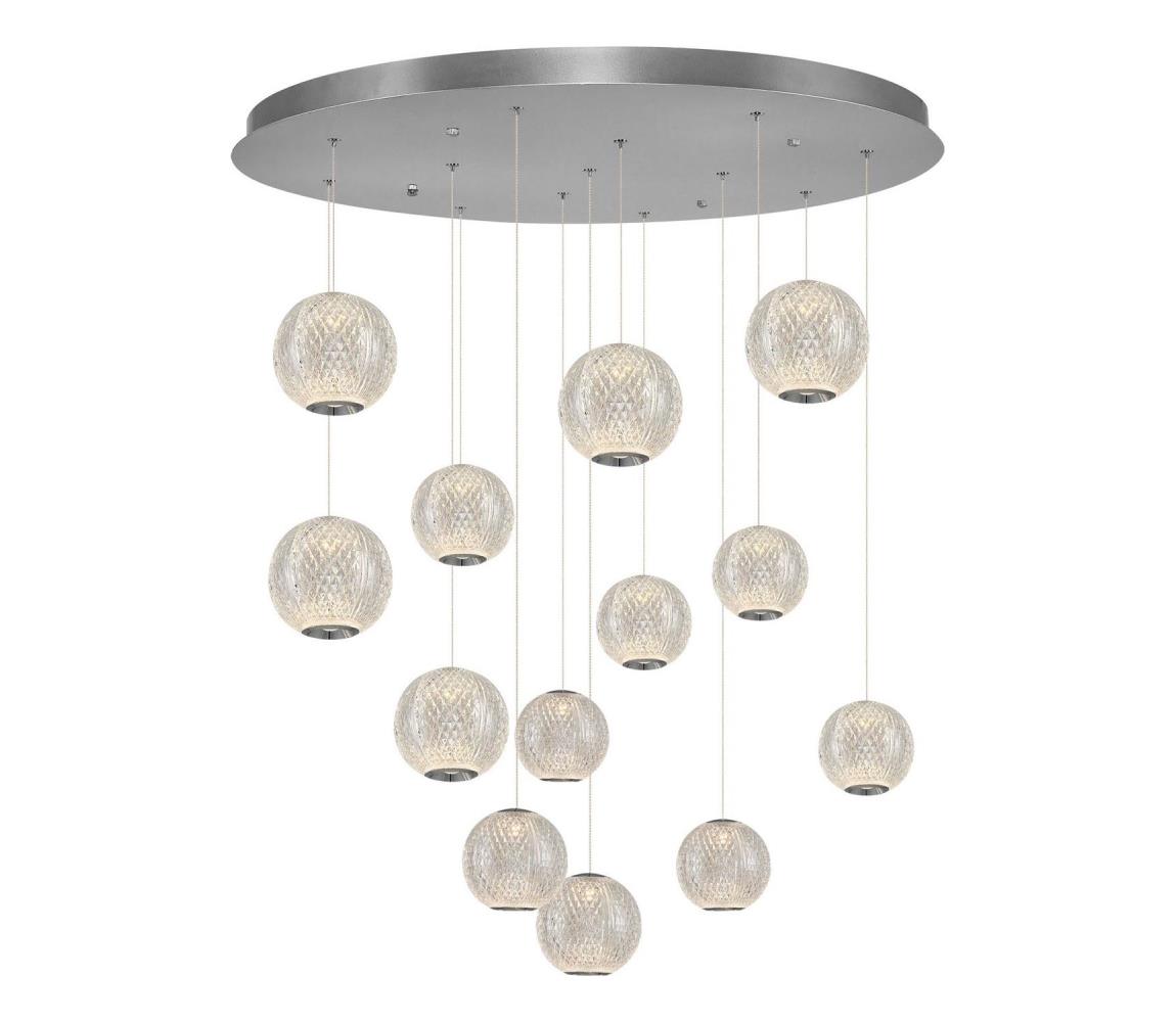 LED Lampa wisząca CREMONA 13xLED/5W/230V 3000K matowy chrom