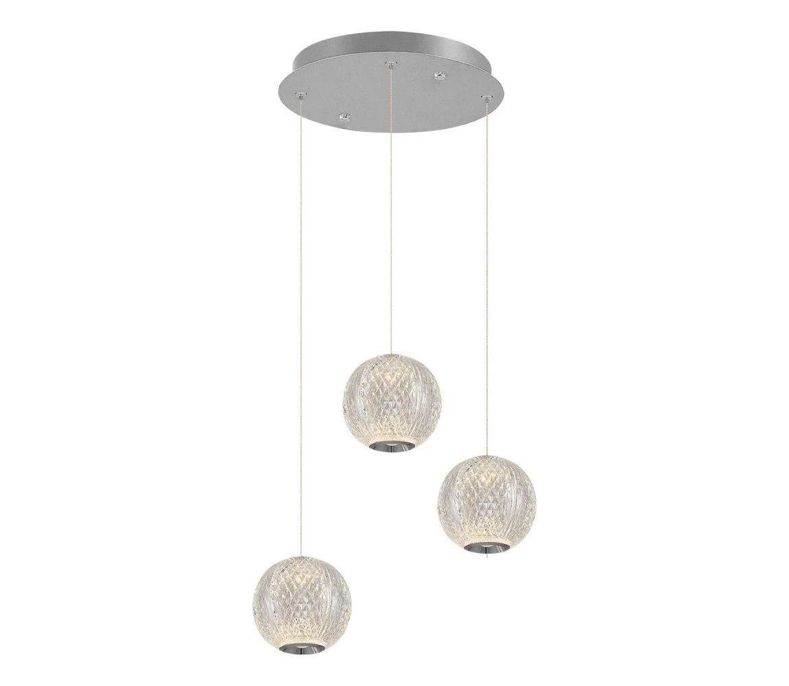 Lampa sufitowa LED CREMONA 3xLED/5W/230V 3000K matowy chrom