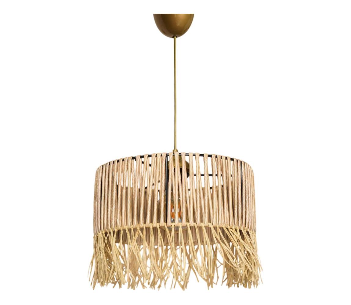 Lampa wisząca RIMINI 1xE27/40W/230V beżowa