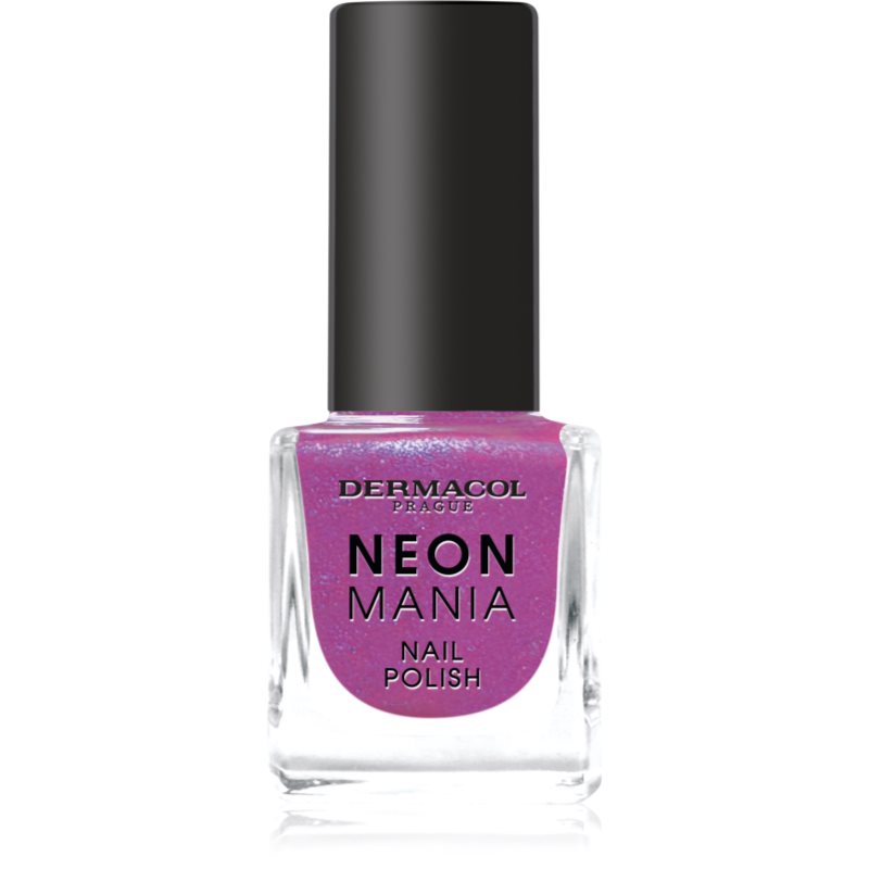 Dermacol Neon Mania lakier do paznokci odcień 3 Purple Pulse 5 ml