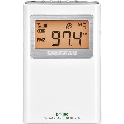SANGEAN DT-160 Cyfrowe Przenośne Biały