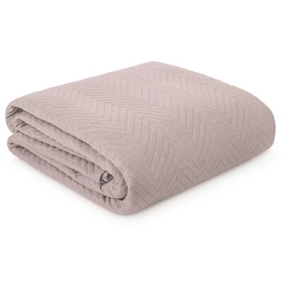 Narzuta EUROFIRANY Len 3 220 x 240 cm Różowy