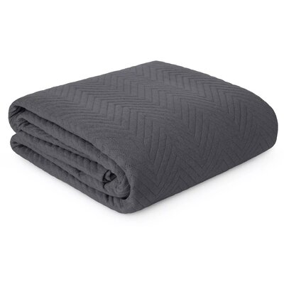 Narzuta EUROFIRANY Len 3 220 x 240 cm Grafitowy