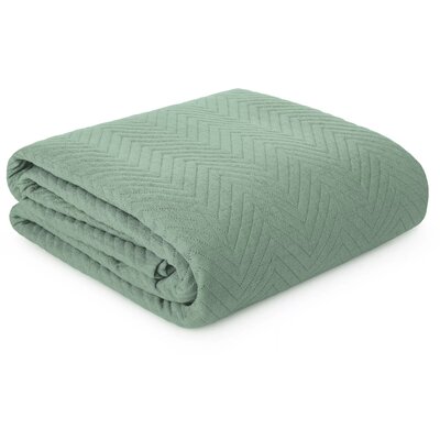 Narzuta EUROFIRANY Len 3 200 x 220 cm Zielony