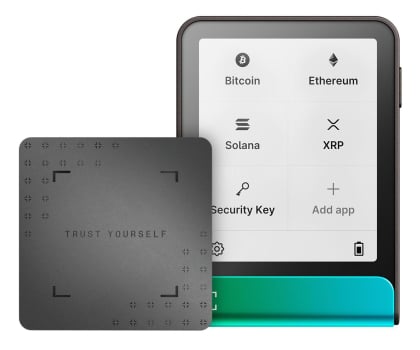 Ledger Flex Oxidate Green Crypto Hardware Wallet with Recovery Key