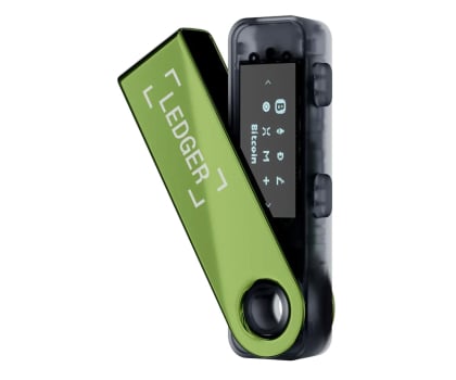 Ledger Nano S Plus Oxidate Green Crypto Hardware Wallet