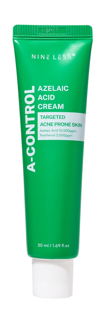 Nine Less A-Control Krem do Twarzy z Kwasem Azalainowym 50ml