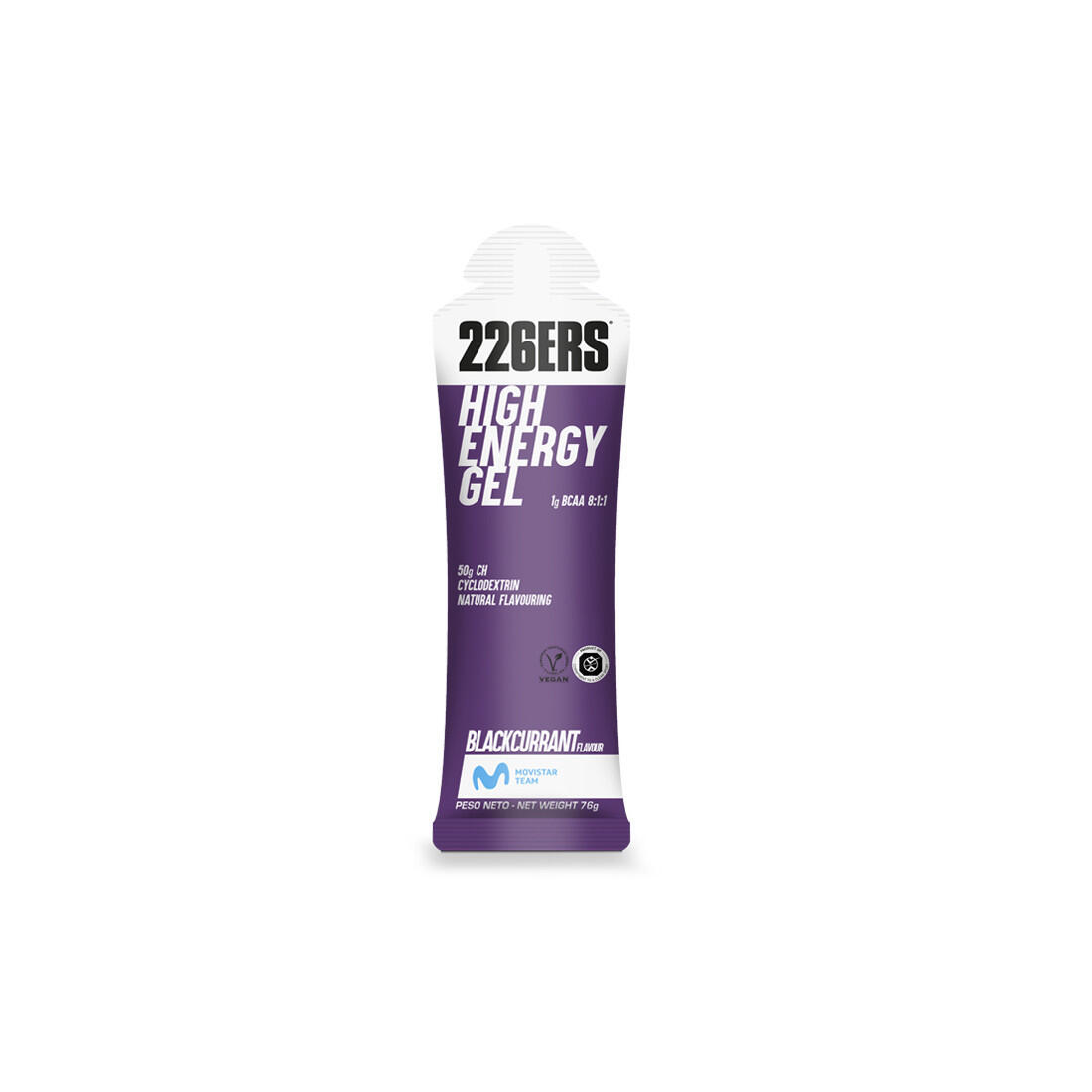 226Ers High Energy Gel BCAA's, żel energetyczny z BCCA, blackcurrant, 76 g