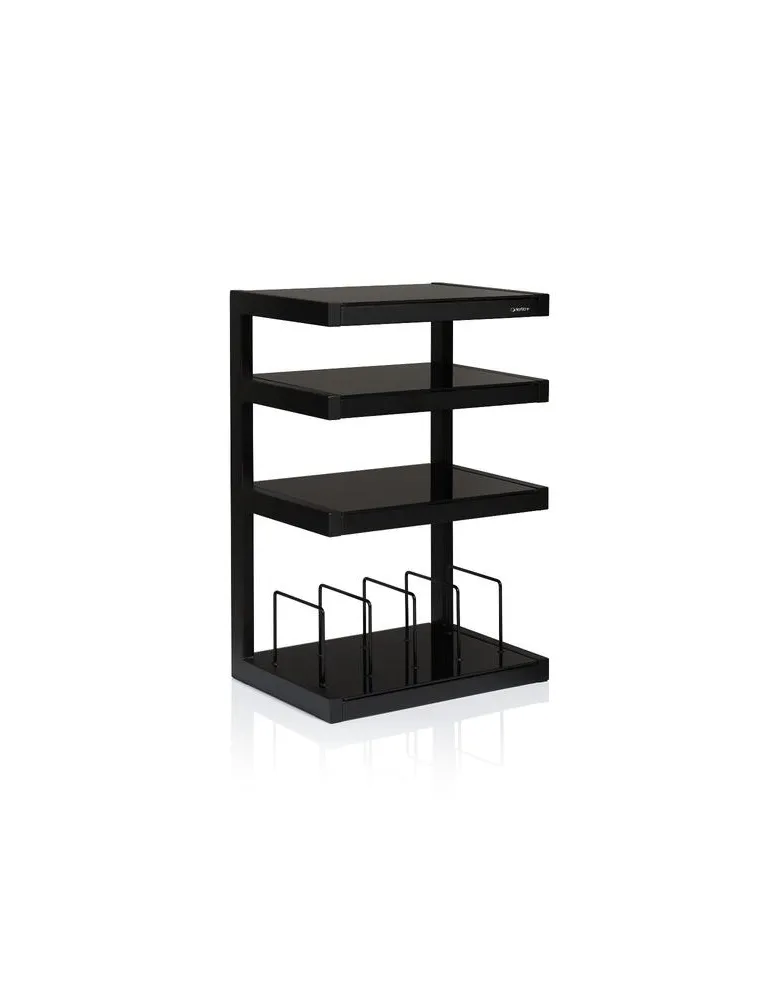 Norstone Esse Hi‑Fi Vinyl – stylowy stolik audio/winyl (86 cm) Czarny