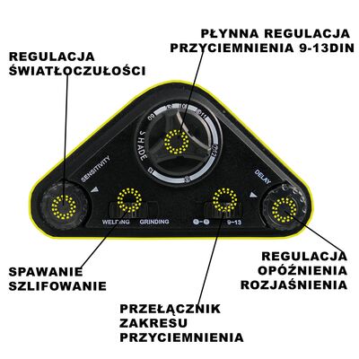 Przyłbica spawalnicza z filtrem automatycznym PSS 11 profi PIROTEC