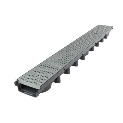 Kanał z kratą PP dekor popiel system 1000 x 63 A15 100 x 13,1 x 6,3 cm MAXPOL